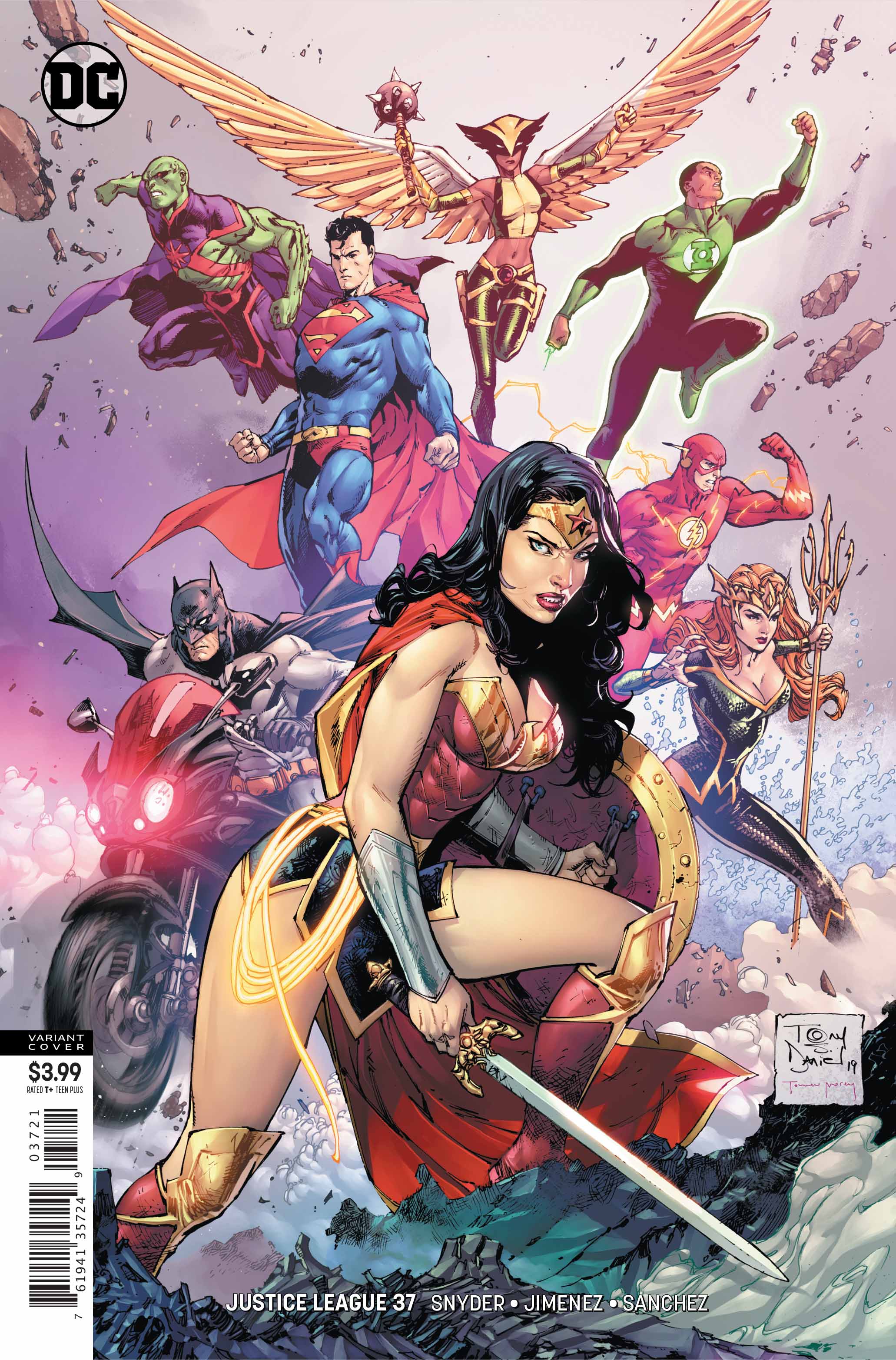 Justice League 37 Preview Variant Cover
