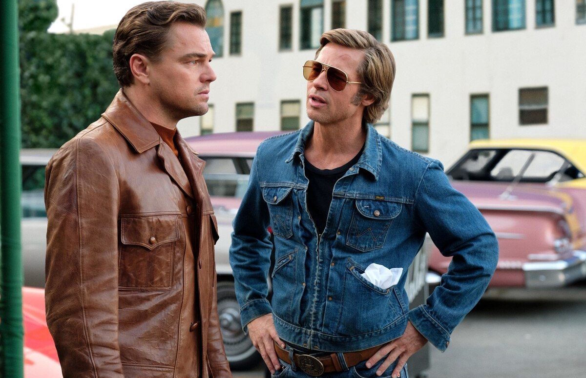 Leonardo DiCaprio and Brad Pitt in Once Upon a Time in Hollywood
