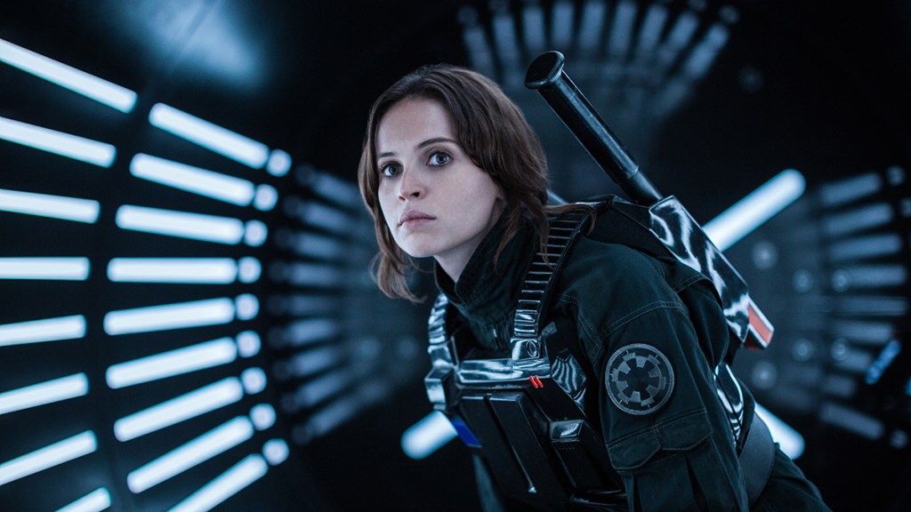 Felicity Jones in Star Wars: Rogue One
