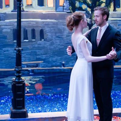 Ryan Gosling and Emma Stone in La La Land