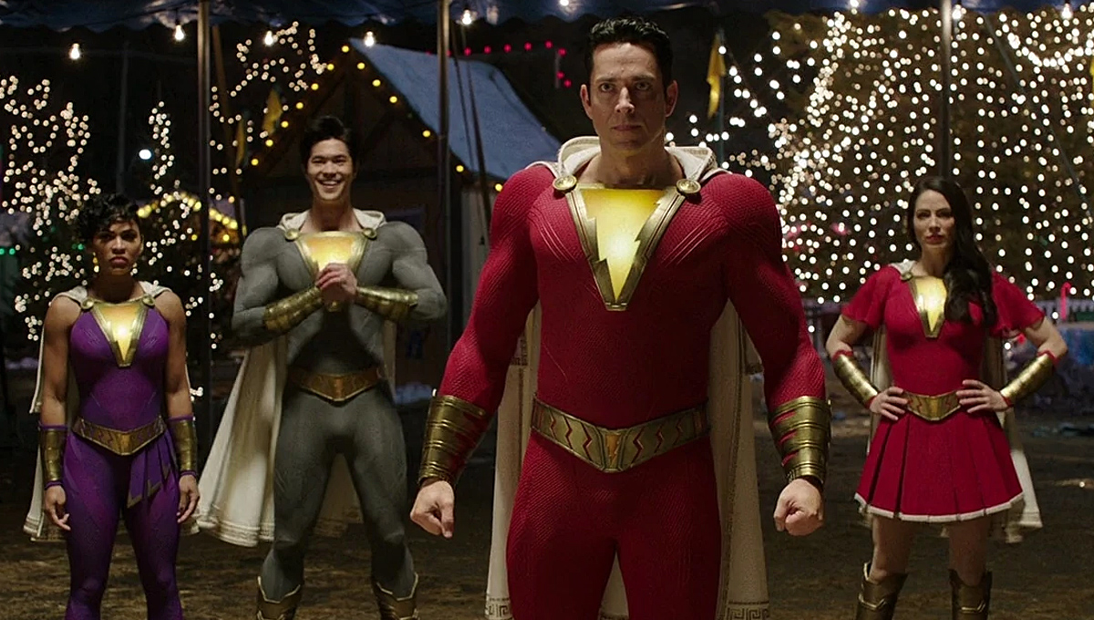 Shazam, Zachary Levi, Batson Family; Warner Bros.