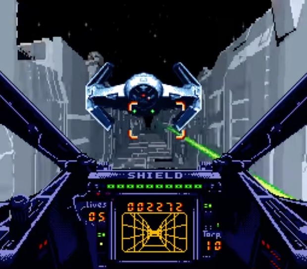 Super Star Wars: Darth Vader's Tie Fighter