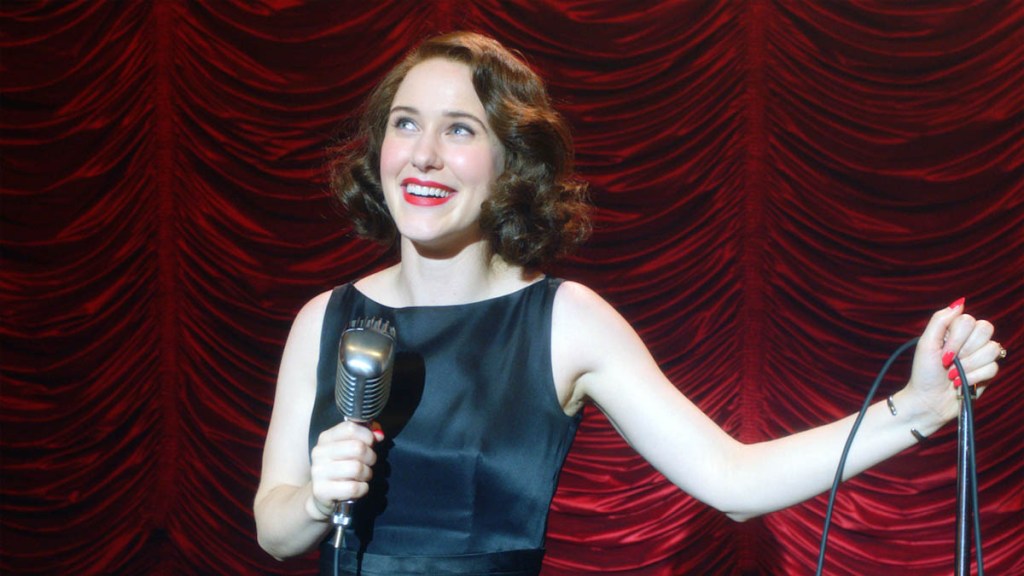 Rachel Brosnahan as Midge in The Marvelous Mrs. Maisel