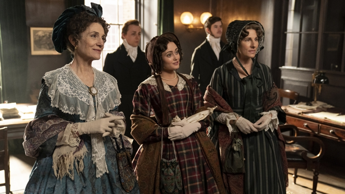 Tamsin Greig and Harriet Walter in ITV's Belgravia