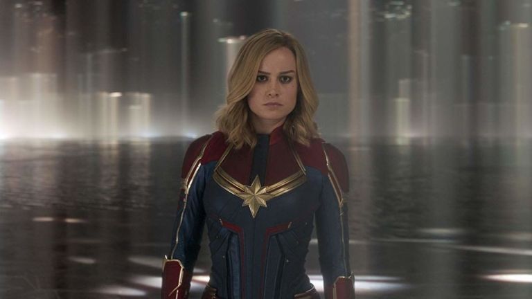 Brie Larson as Carol Danvers in Captain Marvel