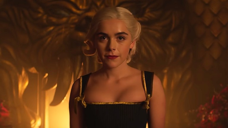 Kiernan Shipka in Chilling Adventures of Sabrina Part 3; Netflix