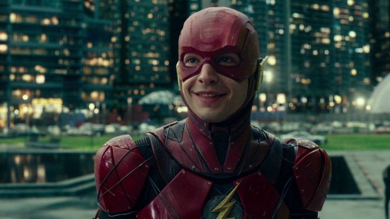 Ezra Miller as Flash in Justice League