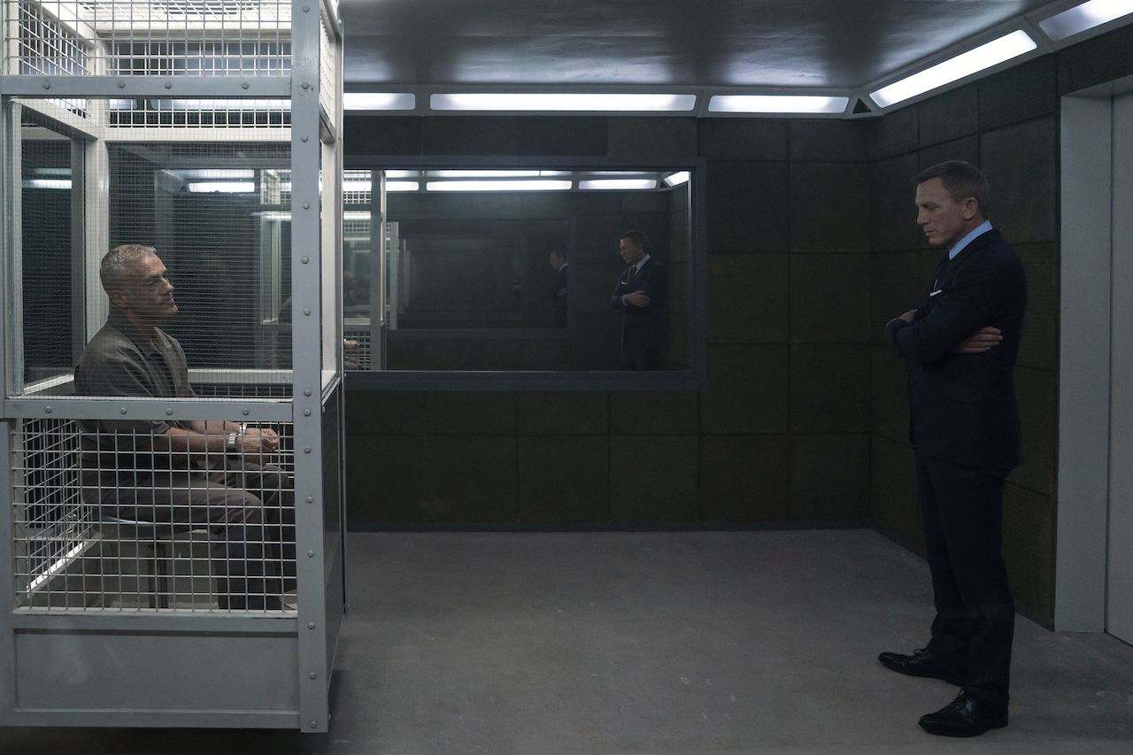 Daniel Craig and Christoph Waltz in No Time to Die
