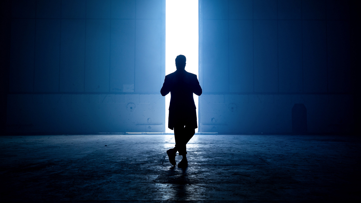 Doctor Who The Master silhouette in Spyfall