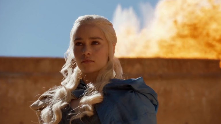 Daenerys Burning Astapor in Game of Thrones Season 3