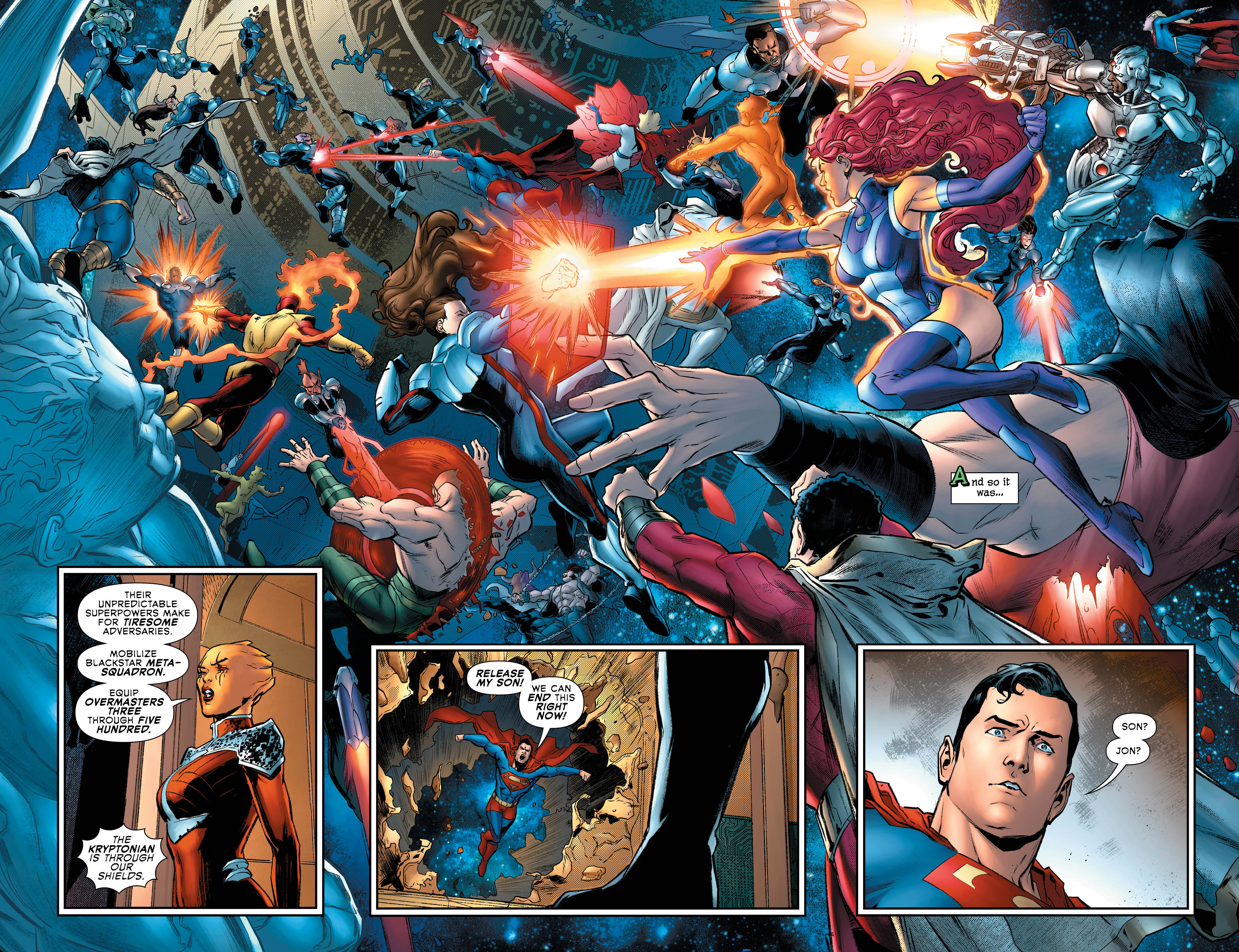 Justice League vs. Blackstars Battle Takes Over Latest Green Lantern