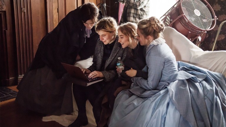 Greta Gerwig and Little Women Cast