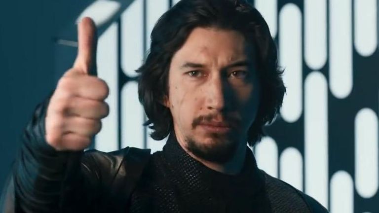 Adam Driver as Kylo Ren on SNL