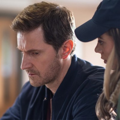 Richard Armitage and Hannah John Karem in The Stranger