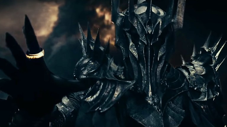 Sauron in The Lord of the Rings: The Fellowship of the Ring prologue.