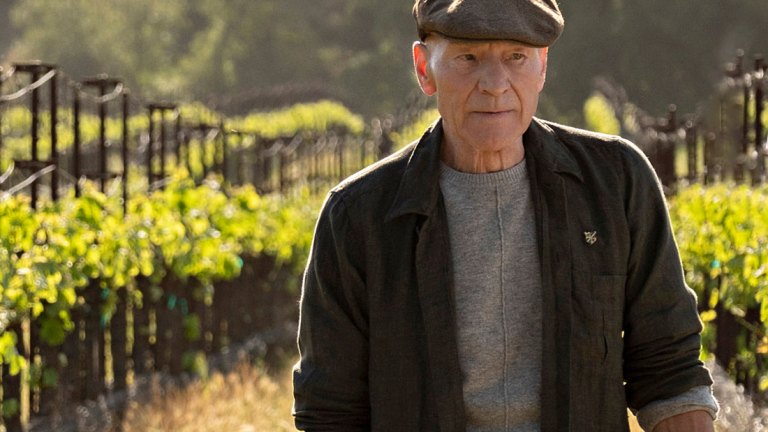 Patrick Stewart as Jean-Luc Picard, Standing at Chateau Picard in Star Trek: Picard