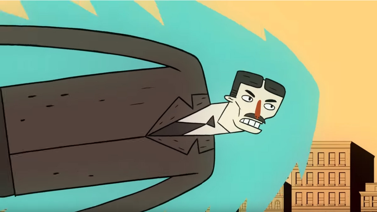 Nikola Tesla in Super Science Friends