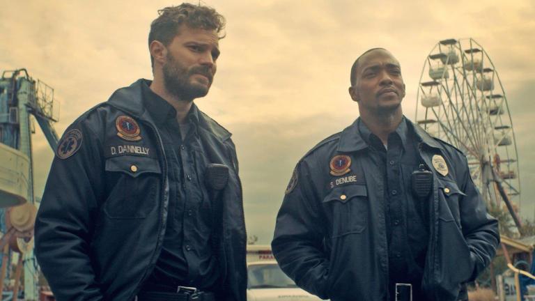 Jamie Dornan and Anthony Mackie In Synchronic