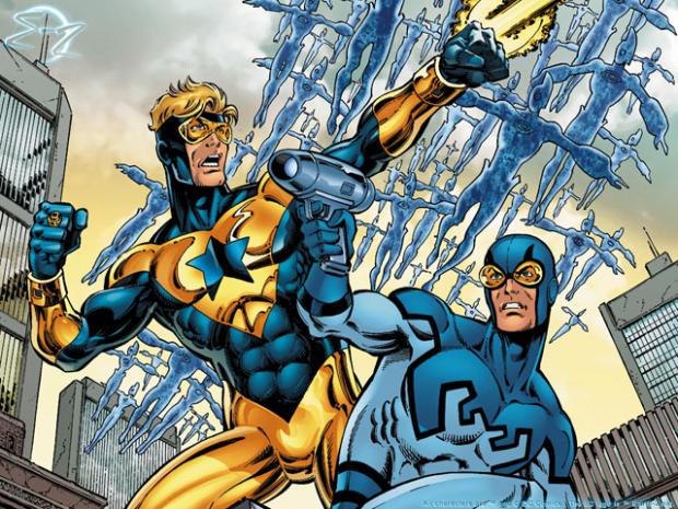 Booster Gold and Blue Beetle in DC Comics