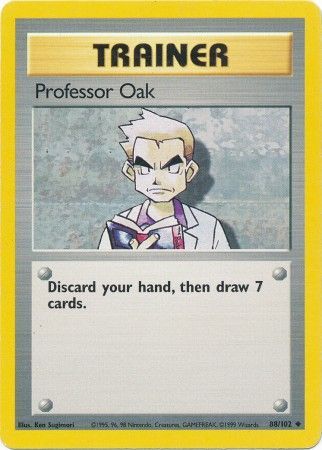 Best Pokemon Cards First Generation - Professor Oak