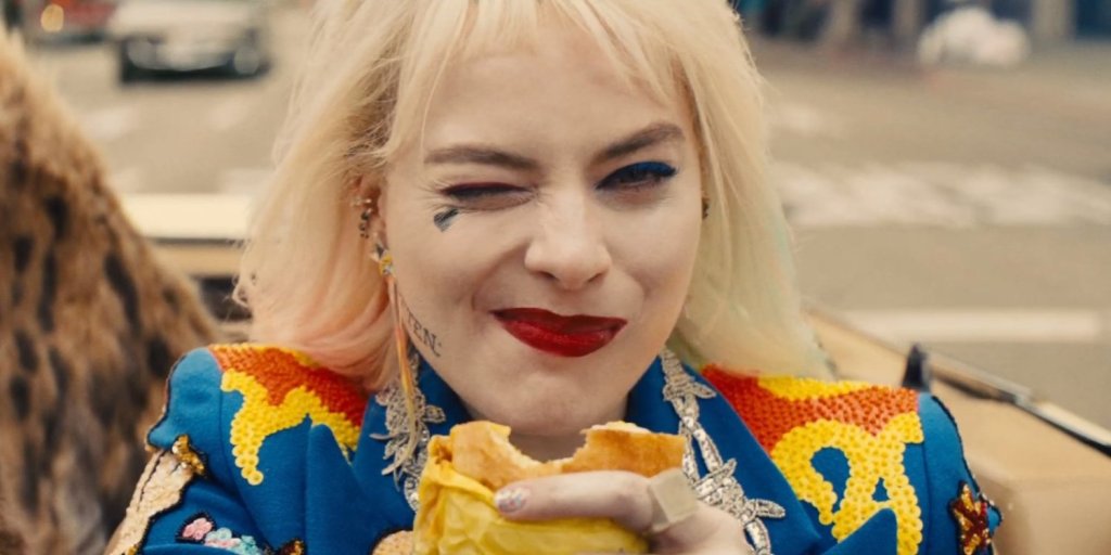 Birds of Prey's Harley Quinn and her egg sandwich