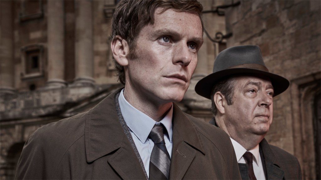 Shaun Evans and Roger Allam in Endeavour