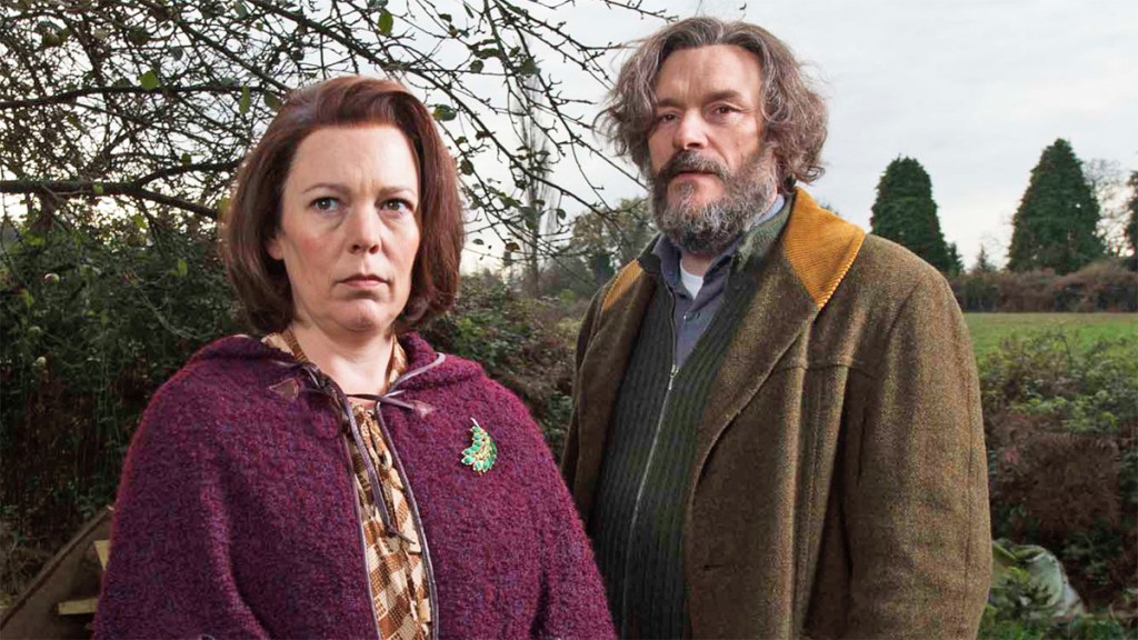 Olivia Colman and Julian Barratt in Flowers