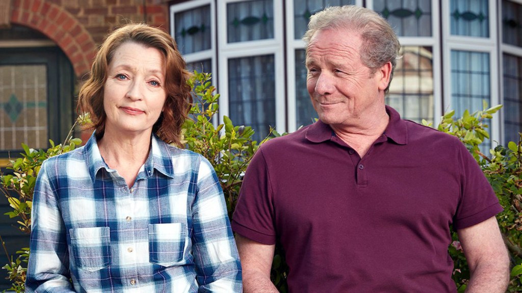 Lesley Manville and Peter Mullan in Mum