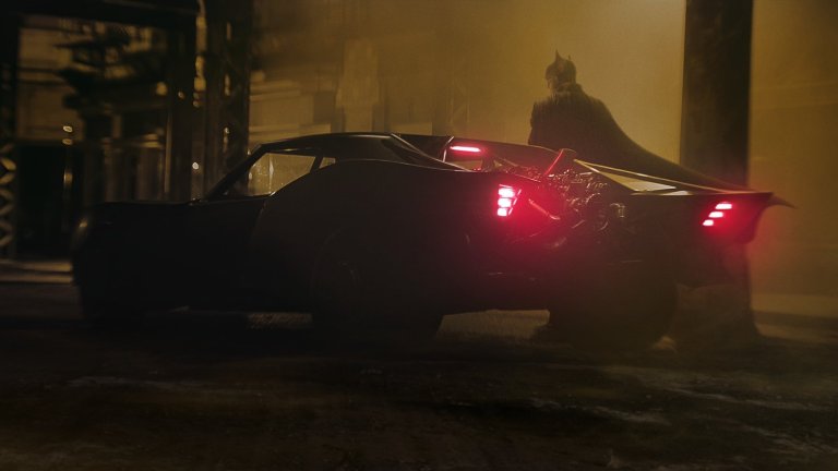 The new Batmobile in Matt Reeves' The Batman