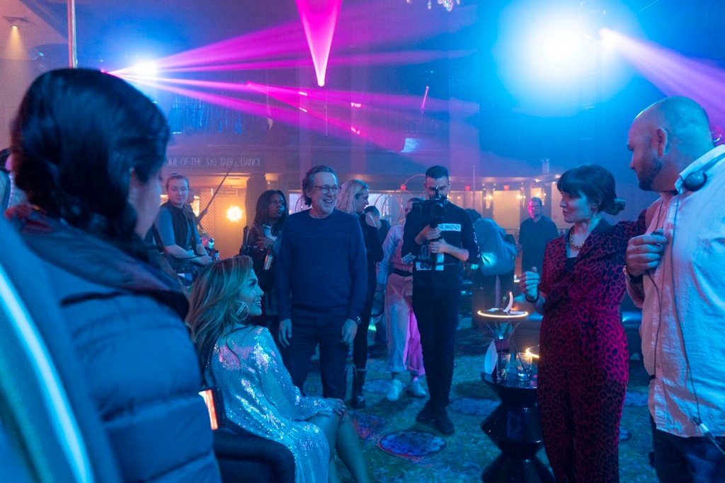 Lorene Scafaria and Jennifer Lopez making Hustlers