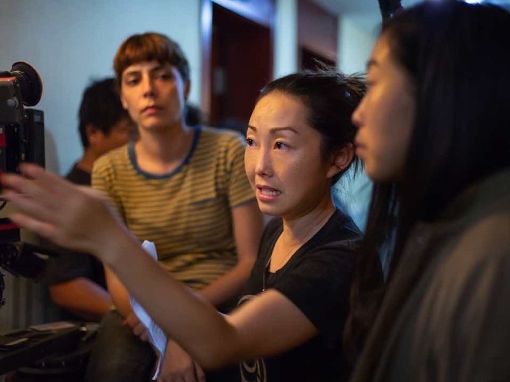 Lulu Wang directing The Farewell