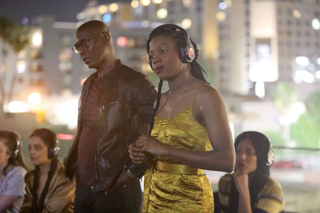 Nia DaCosta at the Little Woods premiere