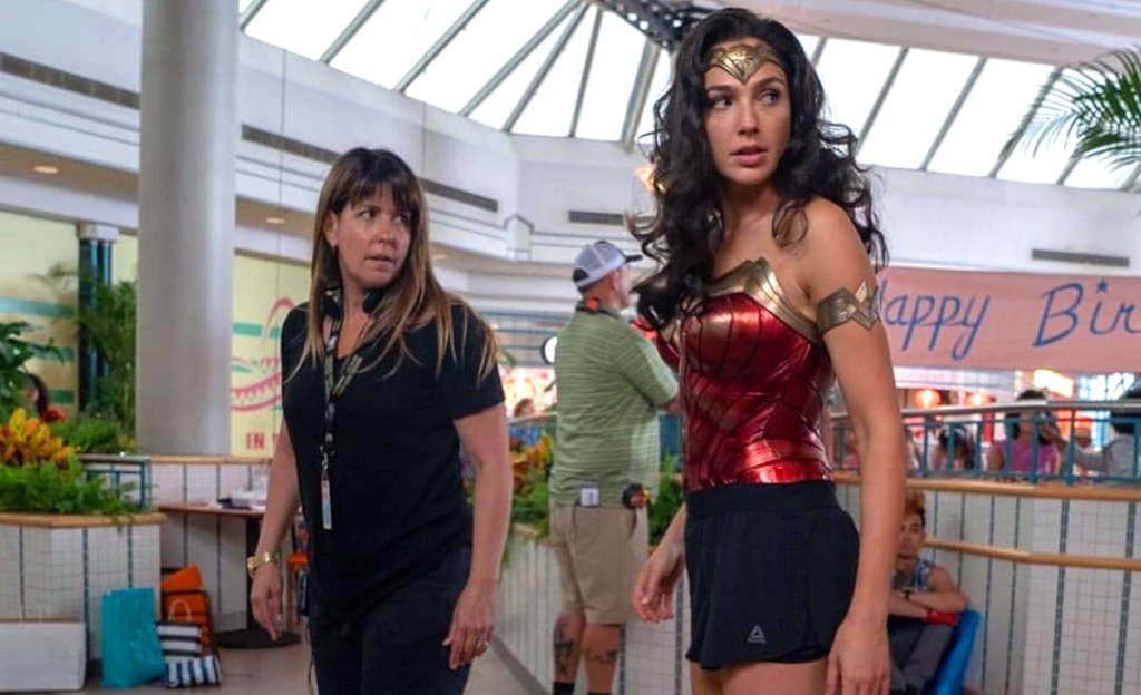 Patty Jenkins and Gal Gadot in Wonder Woman 1984