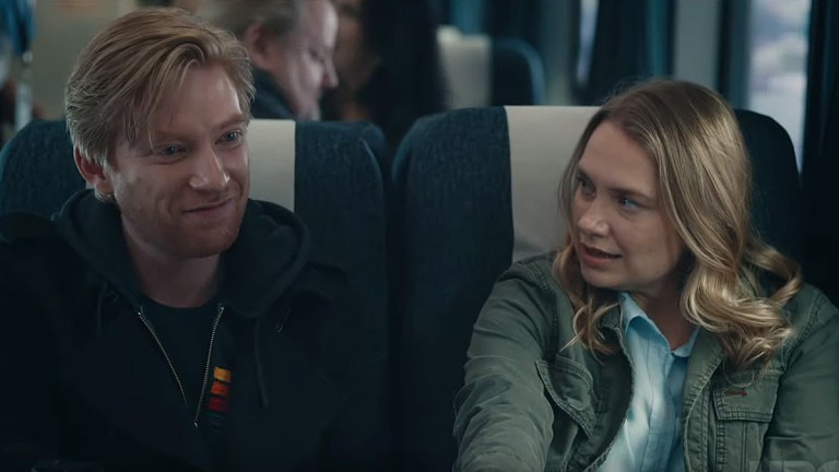 Domhnall Gleeson and Merritt Wever on HBO's Run