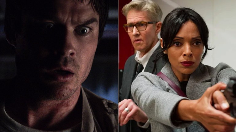 Ian Somerhalder in V-Wars, J.C. MacKenzie and Tamara Taylor in October Faction