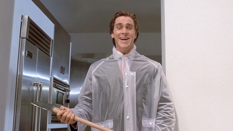 Christian Bale with an Axe in American Psycho