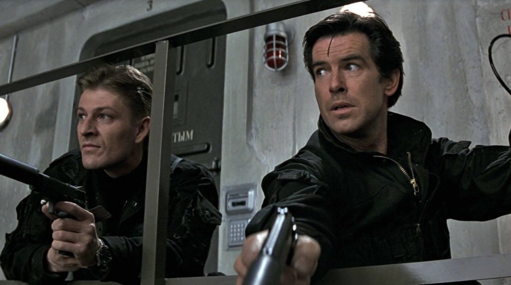 Sean Bean and Pierce Brosnan in GoldenEye