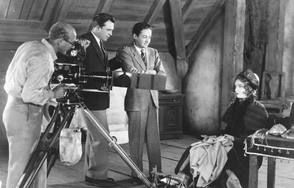 King Vidor and Irving Thalberg and Lillian Gish