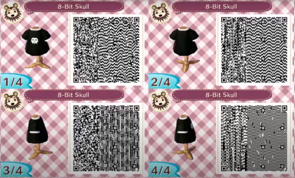 Animal Crossing QR codes - Scott Pilgrim Shirt