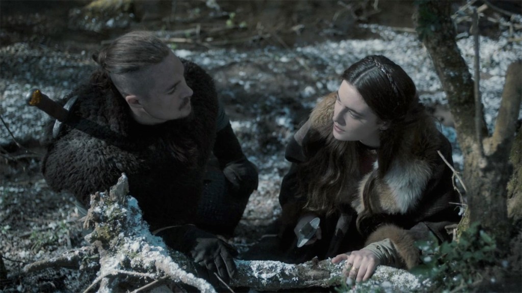 The Last Kingdom season 3 Uhtred and Aethelflaed