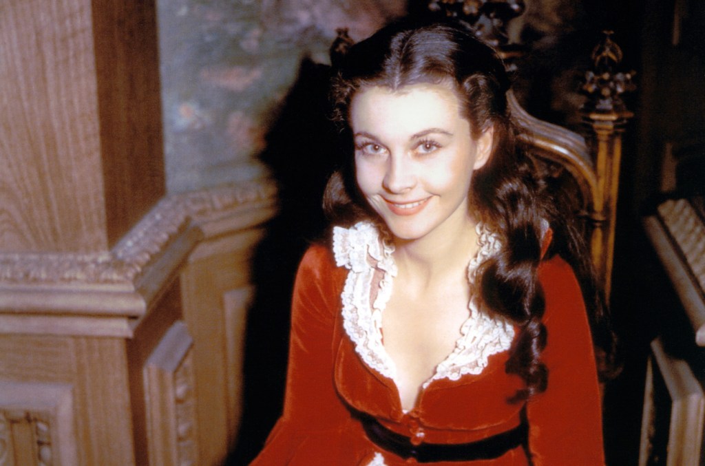 Vivien Leigh on the Set of Gone with the Wind