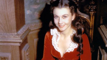 Vivien Leigh on the Set of Gone with the Wind