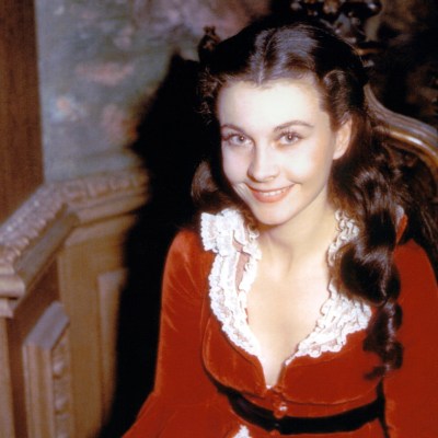 Vivien Leigh on the Set of Gone with the Wind