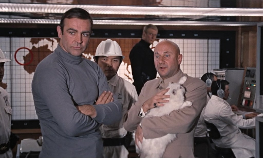 Sean Connery and Donald Pleasance in You Only Live Twice