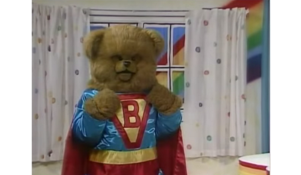 rainbow bungle teddy bear