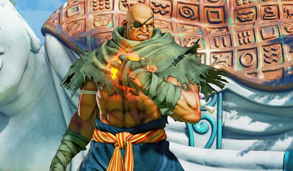 Sagat from Street Fighter