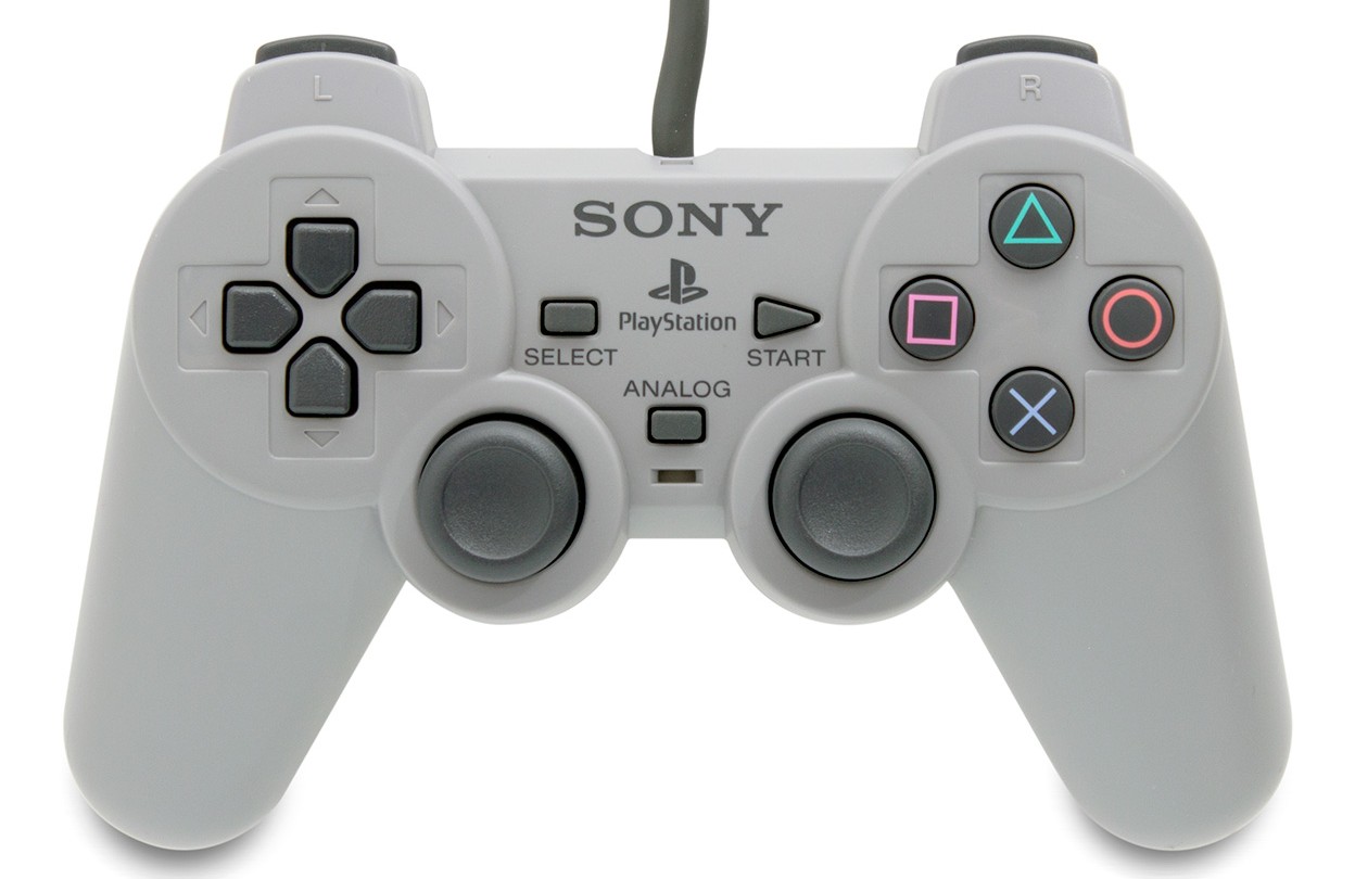 playstation 1 controller drawing