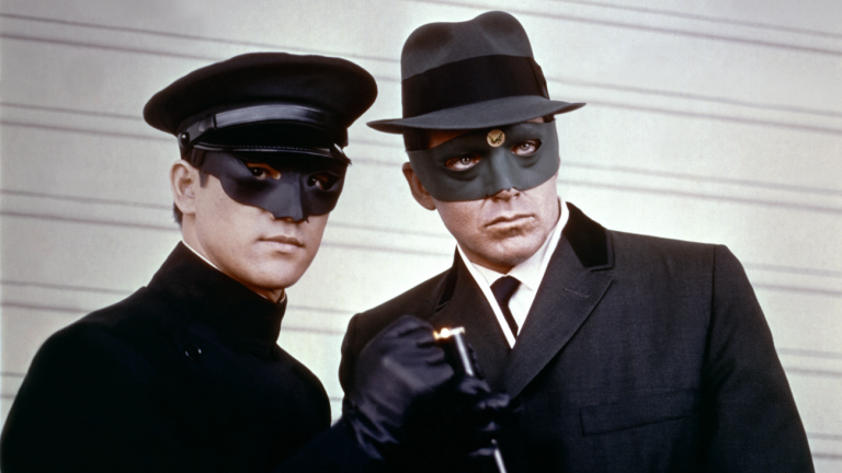 Bruce Lee as Kato and Van Williams as The Green Hornet