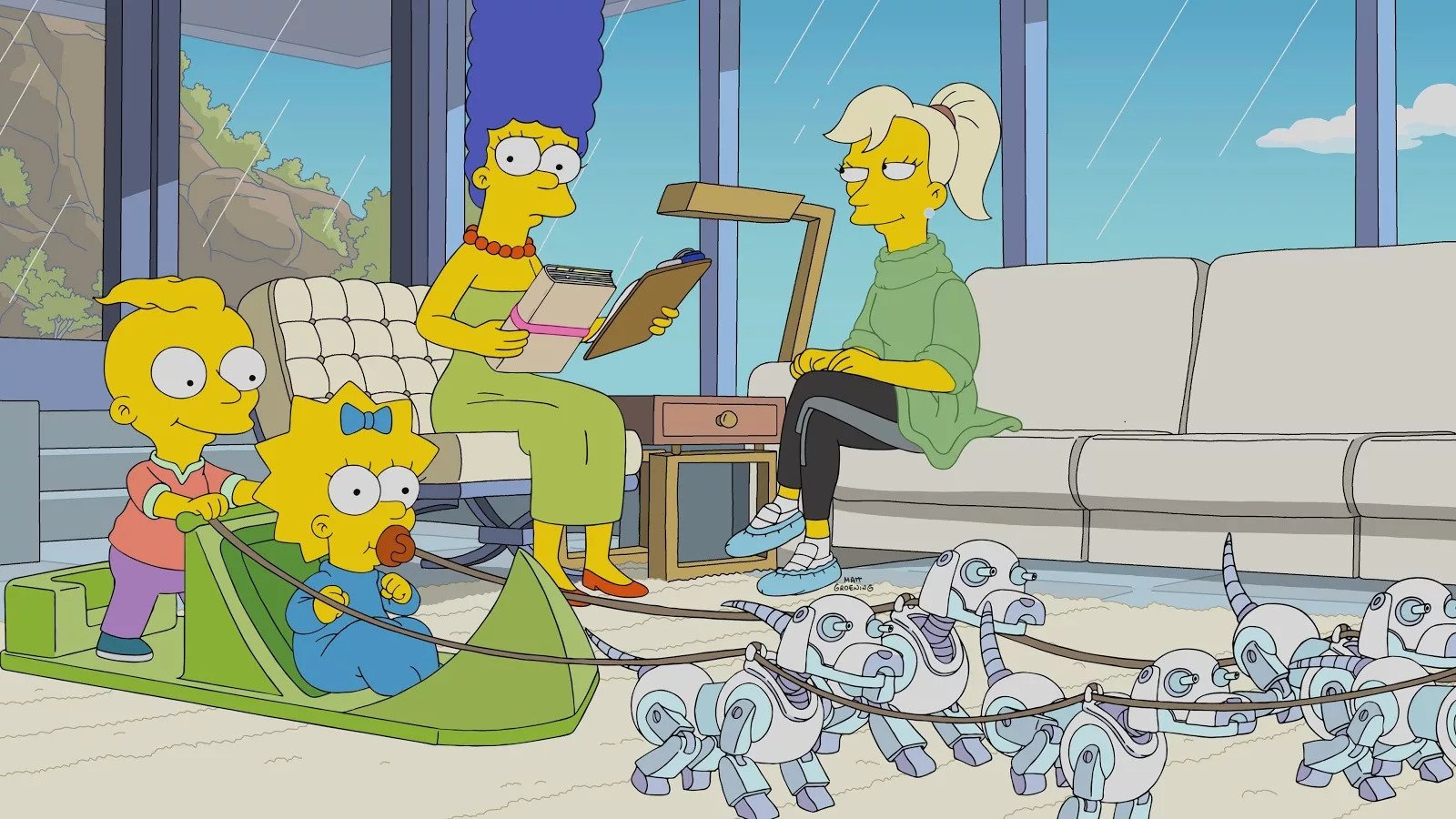 Simpsons den sex mit Cartoon Handy
