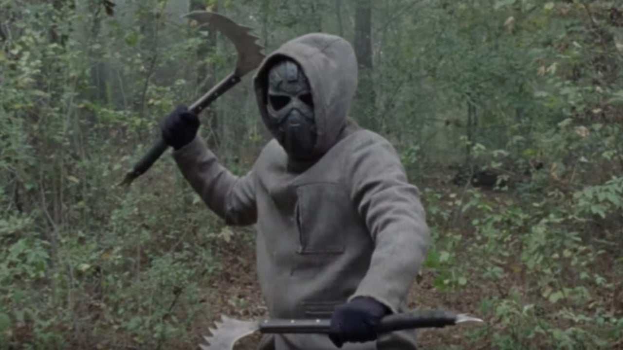 The Walking Dead Iron Mask Mystery Explained Den Of Geek